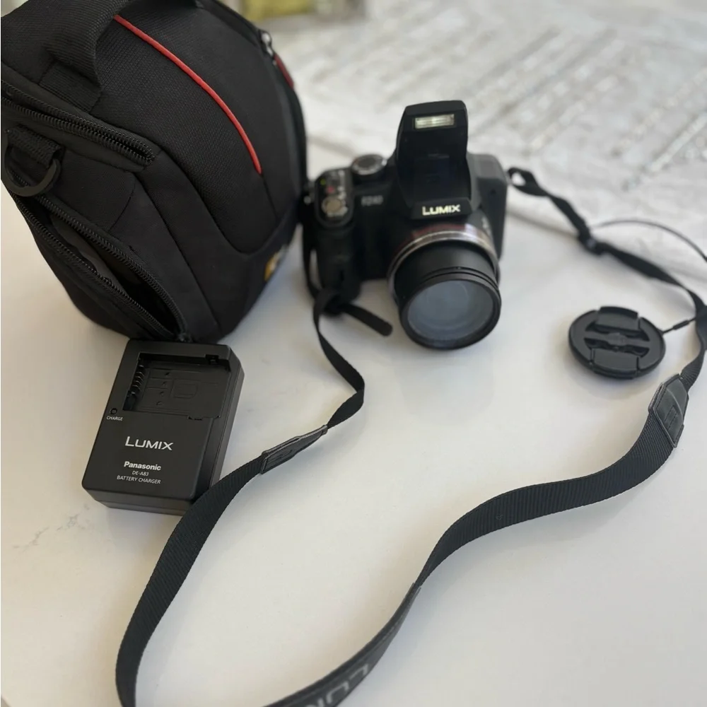 Panasonic LUMIX Black Digital Camera with Accessories